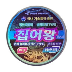 팩트피싱 집어왕 축광 집어제 특허출원 생선내장 그린, 80g, 1개