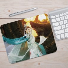 長月燼明 鼠標墊 十二神群像設計 電腦鍵盤墊, 1個, （CY-5）/005,（鎖邊）26*21厘米/厚3mm