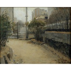 Garden of Montmartre (from 1890 until 1891) 편집아트포스터 감성선물 루시뇰, 그림만(매트지), A6