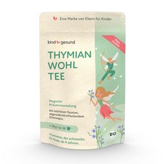 Kindgesund Thymewohl 어린이용 유기농 차 릴렉스 백리향 차 - 60 g, 60g, 1개, 1개입