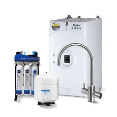 BUDER普德 BD-3004A 霧面不鏽鋼龍頭 廚下型冷熱水機, BD-3004A+RO-2604