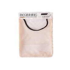 魔鬼氈掛袋 - 車用收納網袋 透氣蔬果掛式網袋, 米色, 1個