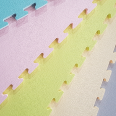 노랑시소 대형 퍼즐매트 어린이집 놀이방 유아매트 층간소음 냉기차단 탁월, 연한블루, 1개