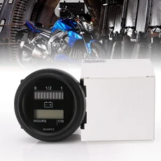 LED 배터리 표시기 게이지 12V 36V 포함된 디지털 시간 측정기, 01 A