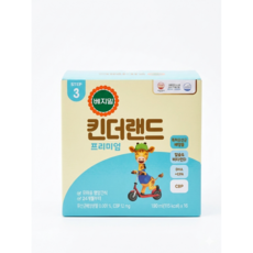 베지밀 유아용 뉴 킨더랜드 프리미엄3 미드 두유 190ml, 96개