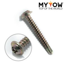 마이토우 와샤붙이 양날피스 2 000개 나사못 직결피스 피스 직결나사 나사피스, 2000개