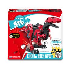 다흰 강력한 다이노 랩터 로봇 배틀