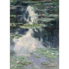 Pond with Water Lilies 아트포스터 감성선물 모네, 그림만(매트지), 42x58.87