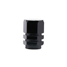 자동차 타이어 밸브 스템 캡 심플 스타일 알루미늄 휠 에어 범용 액세서리 4, Bla