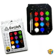 RS 페이스페인팅물감 그리다페이스페인팅 파티팩 바디페인팅물감 축제소품