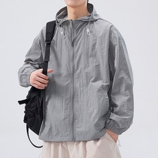 戶外冰絲輕薄款防曬衣男士2026夏季50+防紫外線透氣防曬服外套, M( 碼數偏大一碼哦 )