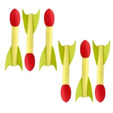 안전한 스펀지 로켓 던지기 4살 아기 장난감 활동교구 어린이집 스펀지로켓, 1개