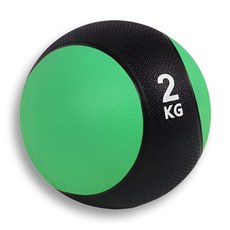 맥스온 미끄럼방지 메디신볼 중량볼 크로스핏 홈트레이닝, 1개, 2kg, 블랙