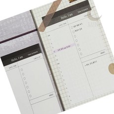 루나mall 체크리스트 메모지 일일 일정 데일리