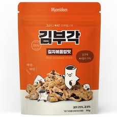 묘미담 바삭바삭 찹쌀 김부각 맥주안주 김치볶음밥맛, 1개, 50g