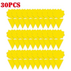 화분 식물 해충 방제 캐처 원예 용품 노란색 플라스틱 끈끈한 곤충 보드 트랩, 30PCS sunflowers