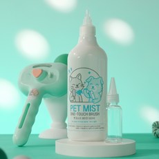 펫미스트 전용 살균 탈취제 강아지 고양이 무향 냄새제거 동물용의약외품, 4개, 500ml