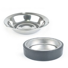 국산 업소용 스텐 재떨이 고무바닥 실내용 흡연실 테이블 심플 무거운 재떨이 택1, 고무재떨이-대, 1개