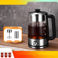 대용량 차주전자 내열유리 티포트 가정용 전기포트, 1. 1.5L 스팀형