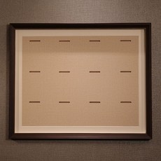 뱃지액자 전시 메달 케이스 브로치 보관함 보관, 커피색골드+연한천패턴바닥, 1개, 20인치 12개입