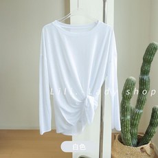 運動上衣女寬鬆長袖T恤瑜伽服健身跑步普拉提運動罩衫