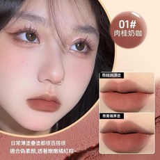 MINSHZEE 雙頭口紅唇筆, 1個, 01.肉桂奶咖