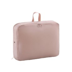 收納箱 儲物箱 紡織收納盒 附把手 拉鍊, 粉色素面款, 2個