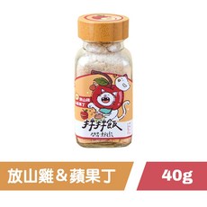 陪心寵糧 拌拌飯 雞肉凍乾鬆 貓咪 凍乾 犬貓皆適用 開胃凍乾鬆 40g/罐, 放山雞X蘋果 40g, 1個