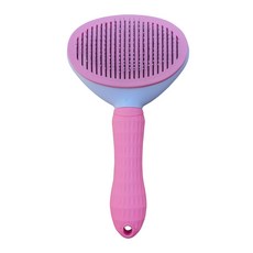 寵物梳 寵物梳毛器 開結梳 浮毛梳 廢毛梳 除毛刷 貓毛梳 貓梳子, 1個, 粉紅色, 粉紅色