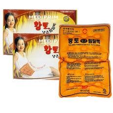 엠디프라임 황토 냉온찜질팩(PVC), 2개
