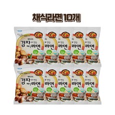 애터미 감자로 만든 채식라면 114g, 10개