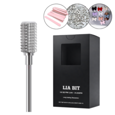 베씨 리아비트 플랫탑 C 네일드릴비트 텅스텐강 카바이트, 1개, 실버(L002)