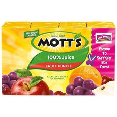 Mott's 100% 주스 과일 펀치 191.4g(6.7온스)
