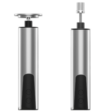 HU LULU 다용도 전동 무선 충전식 발각질제거기 C타입, 실버