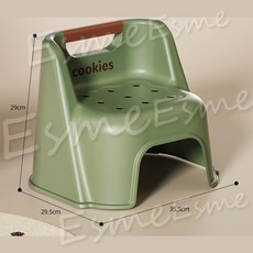 兒童椅 塑膠小椅子 寶寶椅 幼稚園椅凳 隔日配 粉色黃色綠色, 1個, 兒童椅凳—餅乾綠【店到店限2張】, 餅乾綠