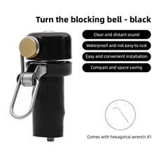 로드 자전거 벨 핸들바 블록 벤트 경적 경고 라이딩 바 엔드 액세서리