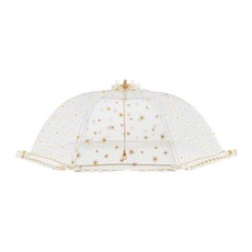 접이식 식품 커버 메쉬 가정용 파리 방지 모기 텐트 우산 피크닉 강력한 보호 그물 액세서리 80cm, 1개