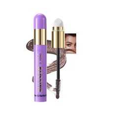 Easilydays 2 in 1 브로우 & 헤어라인 루트 스틱 Spong 헤드 필러 브러시로 다용도 사용 필러의 얇은 헤어 컬러 드로잉 아이 라이너 눈썹을 커버 여성용 오, 03#