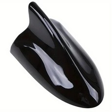 차량용 상어 지느러미 안테나 신호 수신 라디오 기능 루프 개조 장식용, 3. Black