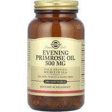 Solgar 솔가 달맞이꽃 오일 500mg 180정 소프트젤 종자유 감마 리놀렌산 달마지꽃 이브닝 프림로즈 Evening Primrose Oil, 기본, 1개