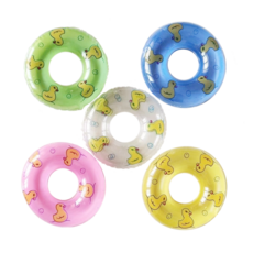 오리 튜브 5color 미니어처 데코 소품, 옐로우