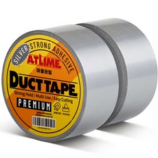 아뜰라임 다목적 초강력 접착 덕트테이프 48mm x 9m, 2개