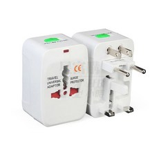 萬用轉接插頭 旅遊轉接頭 All in one 轉接設備 旅遊 出國必備 100 250V, 1個, 萬用轉換插頭【美/澳/歐/英規】