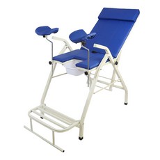 산부인과 의자 간이 베드 통 반사등 진찰 검사대 산모 병원 침대, 로즈레드 설치필요비접이식, 1개