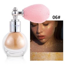 舞台妝容細閃提亮高光液持久防汗爆閃身體高光噴霧, 1個, 銷售，購買等同默認公司免責申明）,3.5g