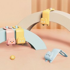 3컬러 고양이 자동차 시트백 후크걸이 차량용걸이 차량 용 후크 걸이 자동차 dew+751av, 옐로우_ONE