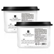 가성비가브랜드다 The 강력한 제올라이트 냉장고 탈취제 / 냉장 냉동 냄새제거, 2개, 300g