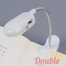 2구 LED 헤드캡 독서등 건전지등 책상조명, 기본
