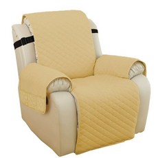 1인용리클라이너커버 분리형 쇼파커버 카키 방지 패드 미끄럼 대형 토퍼 방석, 1개, 샌드