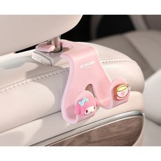 산리오 차량용 후크 다용도 걸이 자동차, 마이멜로디_pink, 1개